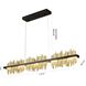 FT Series LED 3.15 inch Black and Brass Chandelier Ceiling Light