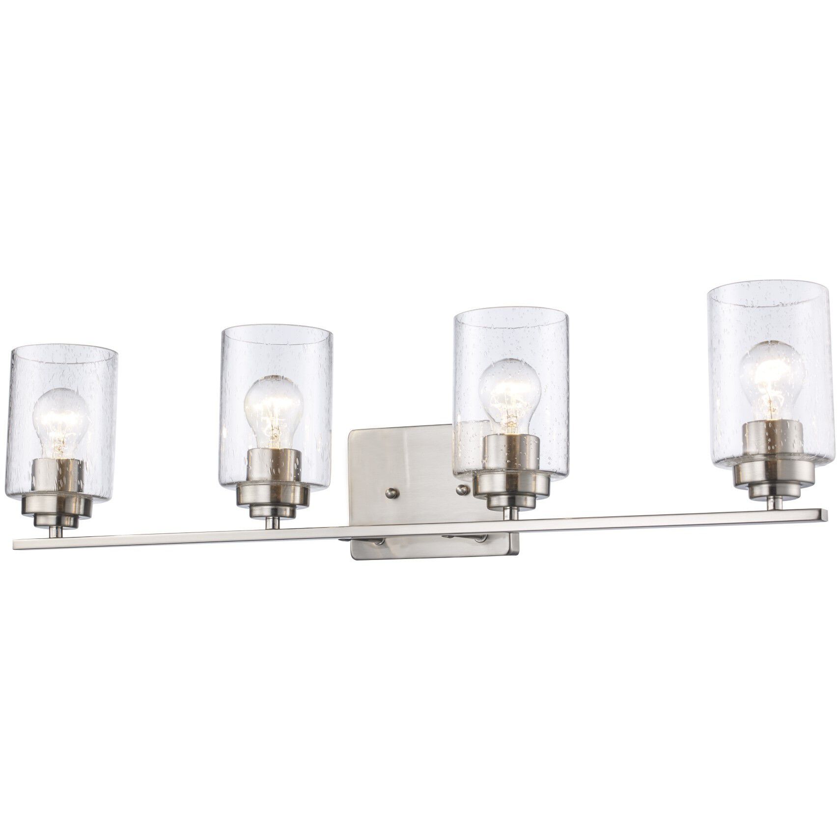 Mod Pod 4 Light 31 inch Brushed Nickel Vanity Light Wall Light