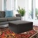 Universal 18 inch Black Ottoman, 36in Square, The Avanti Collection