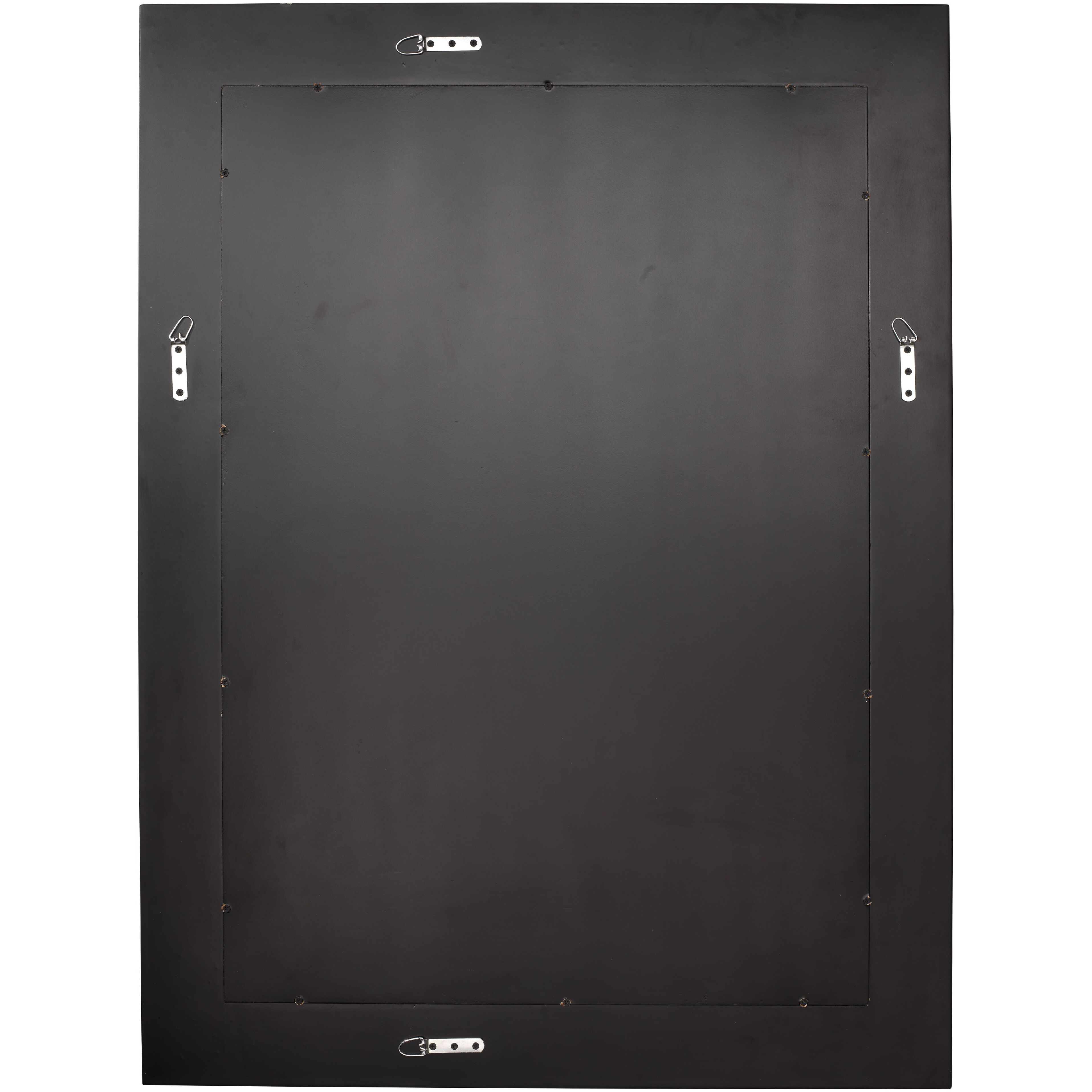 Fragment 48 X 36 inch Light Grey & Beige Faux Horn Mirror