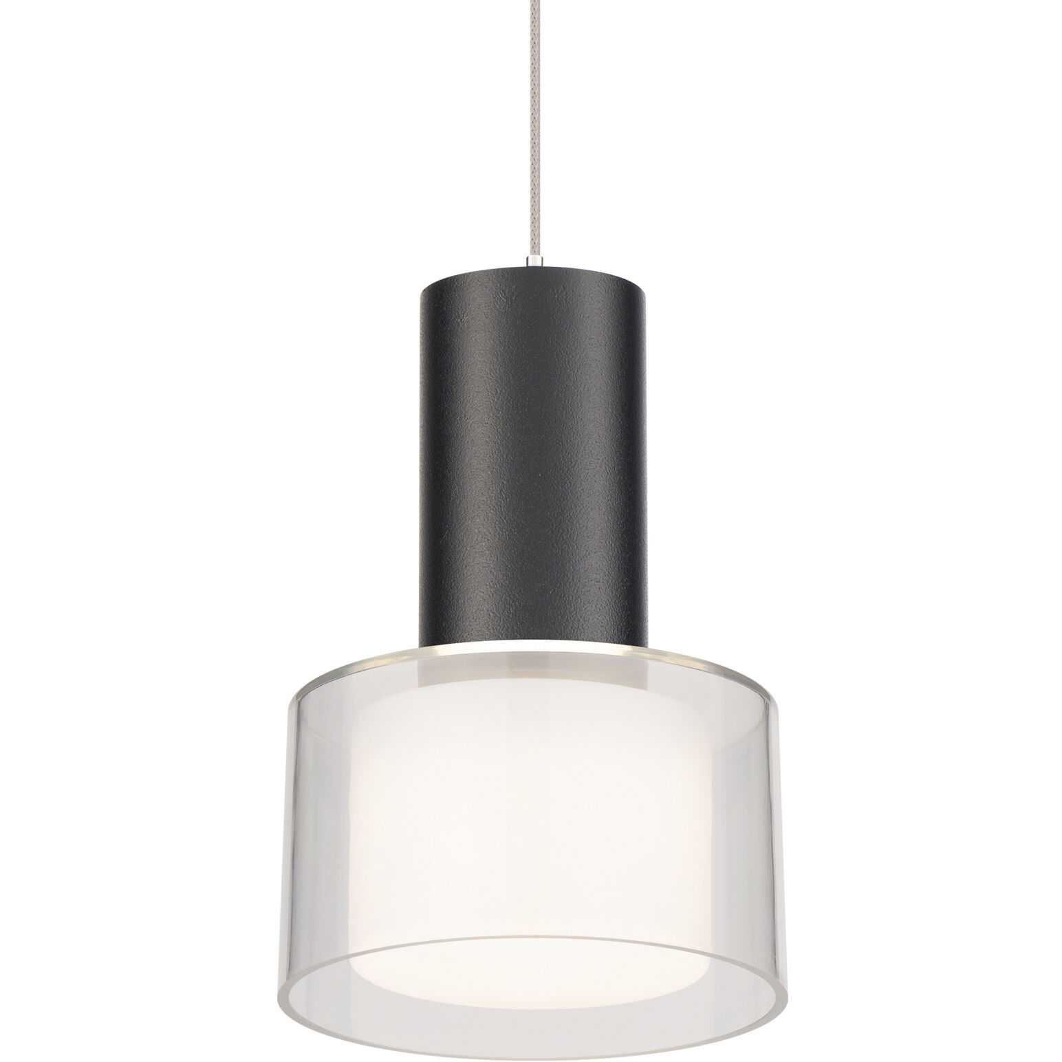 Twist-N-Lite LED 5 inch Black Mini-Pendant Ceiling Light, WAC Limited
