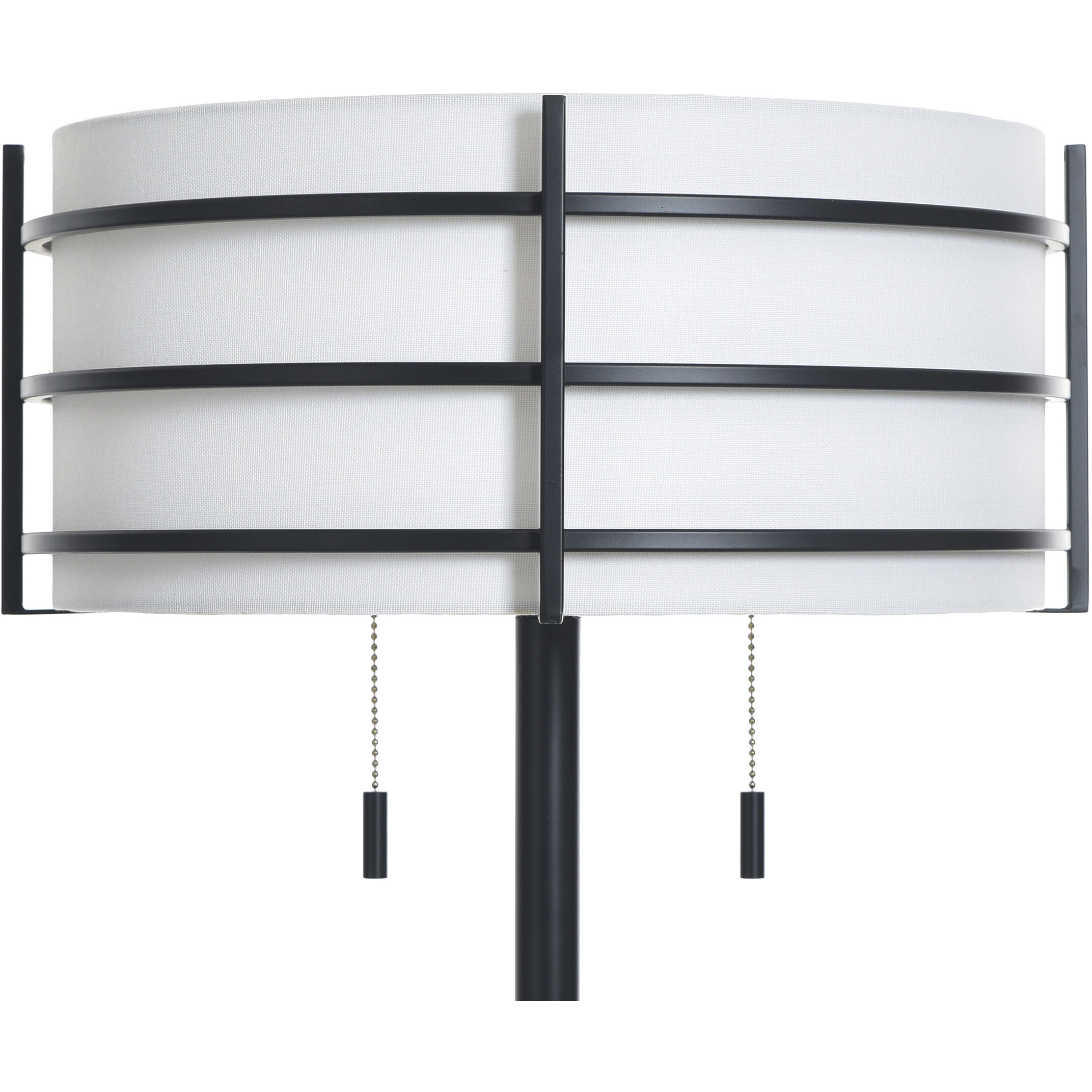 Royce 63.25 inch 60 watt Zammel and White Floor Lamp Portable Light