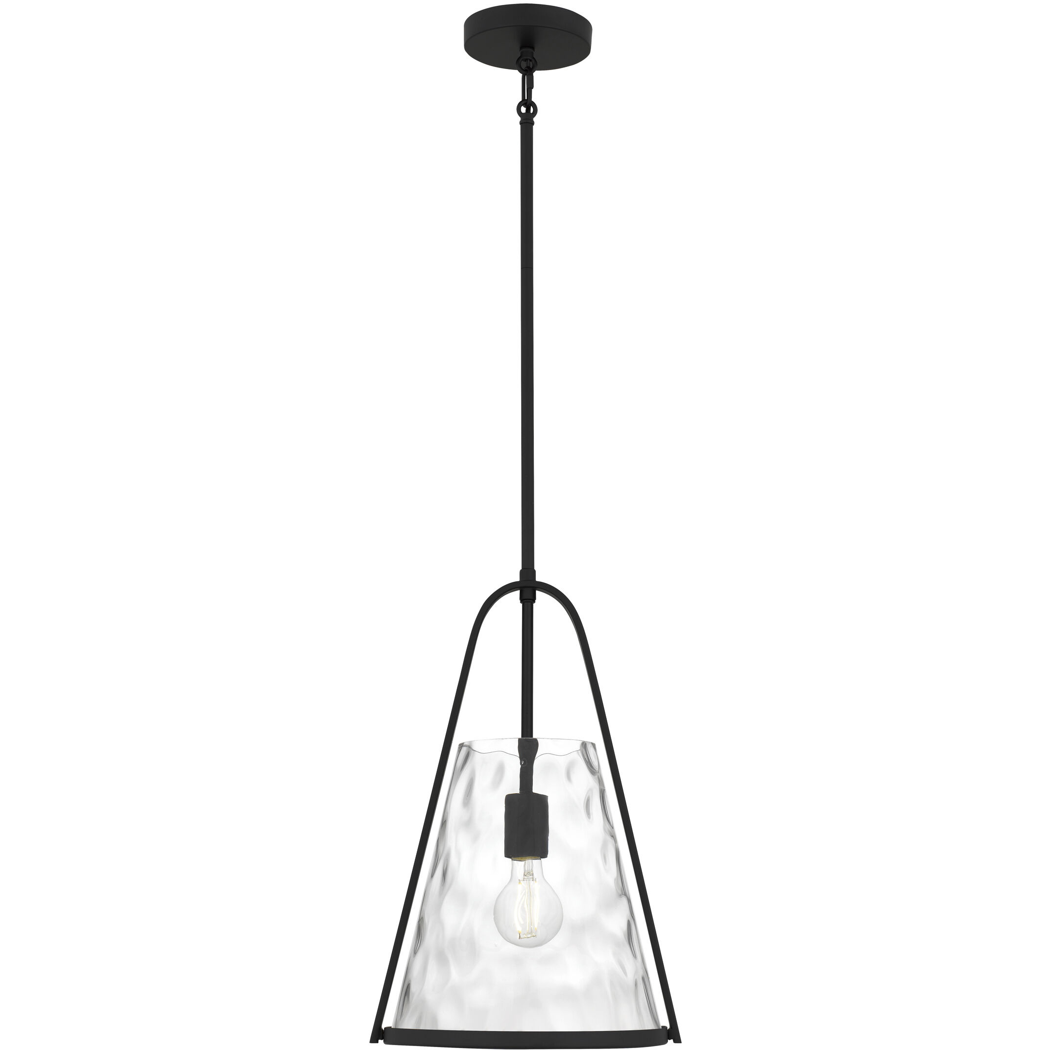 Briley 1 Light 11.5 inch Matte Black Mini Pendant Ceiling Light