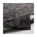 Amadeo 94 X 28 inch Black/Light Gray/White/Medium Gray Rugs, Polypropylene and Polyester
