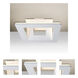 Matrix LED 12 inch White Semi-Flush Mount Ceiling Light