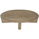 Bast 68 X 36 inch Washed Walnut Coffee Table