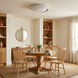 Fabiana LED 18 inch Matte White Flush Mount Ceiling Light