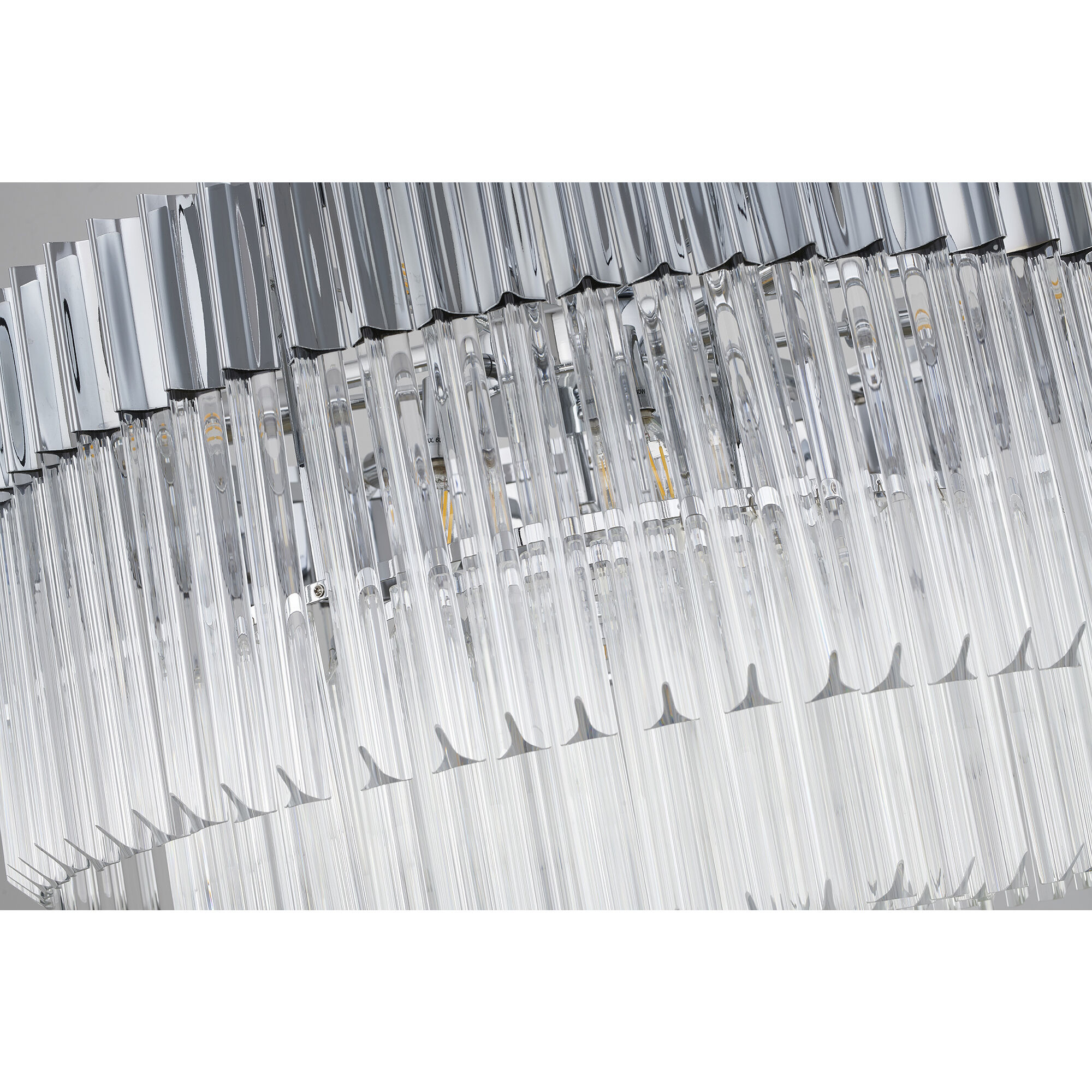 Canada 12 Light 31.5 inch Chrome Chandelier Ceiling Light