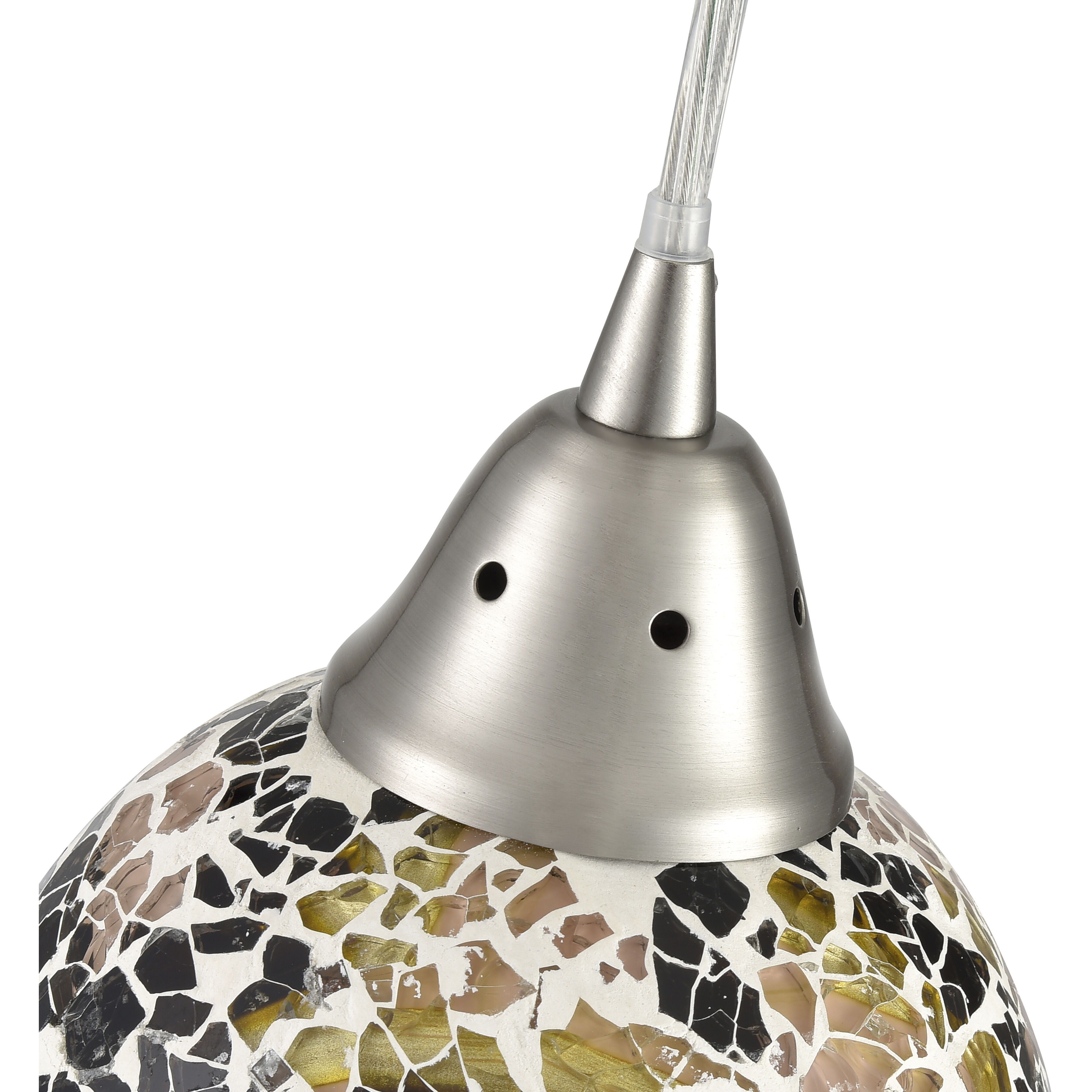 Avalon 1 Light 5 inch Satin Nickel Pendant Ceiling Light