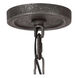 Lanesnoro 9 Light 33 inch Distressed Weathered Oak and Slated Grey Metal Chandelier Ceiling Light