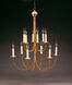 Hunter 1 Light 24 inch Dark Brass Chandelier Ceiling Light