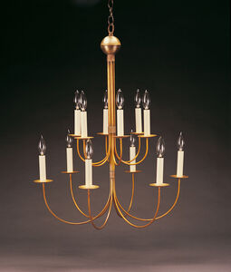 Hunter 1 Light 24 inch Antique Brass Chandelier Ceiling Light