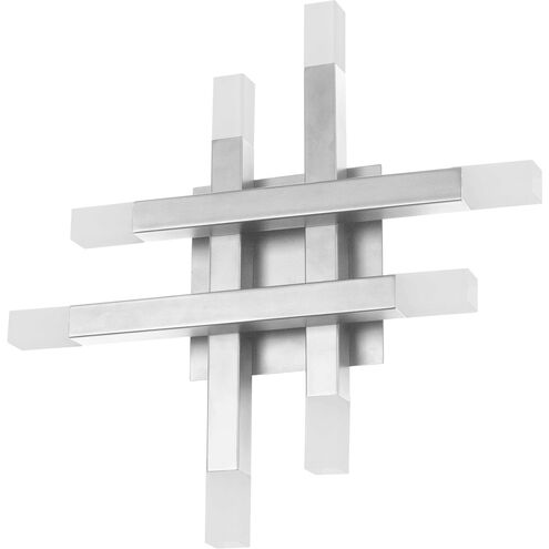 Acasia LED 15.75 inch Polished Chrome with Frosted Decorative Wall Sconce Wall Light