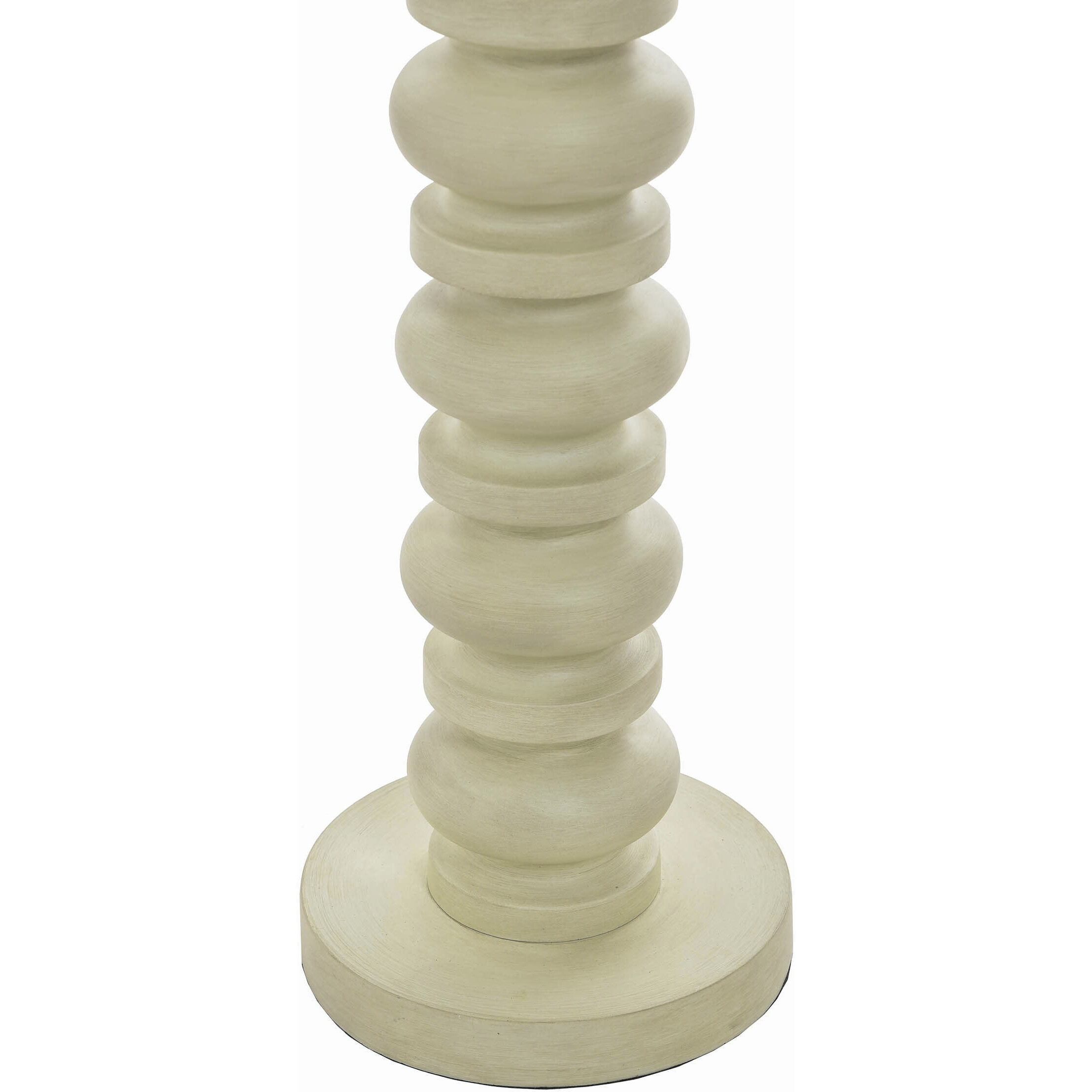 Abbott 61.75 inch 100 watt Pettye Ivory and White Floor Lamp Portable Light