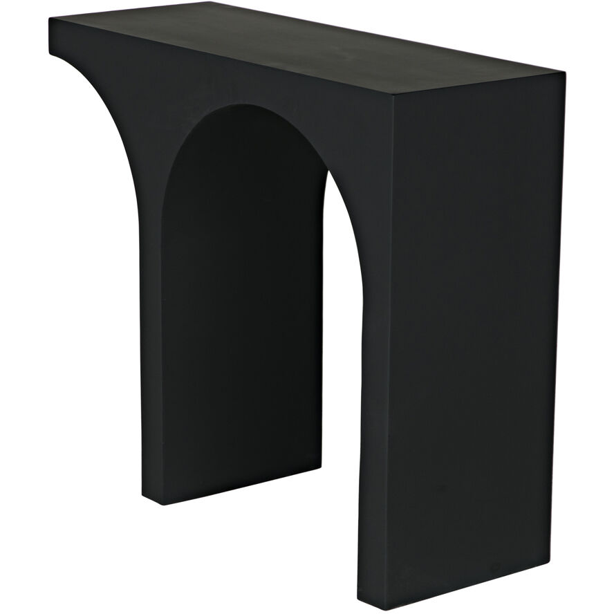 Maximus 35 X 30 inch Matte Black Console/Side Table