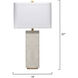Reflection 28 inch 150.00 watt Horn Lacquer w/ Gold Leaf Accents Table Lamp Portable Light