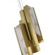 Canada LED 11 inch Satin Brass Pendant Ceiling Light
