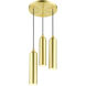 Ardmore 3 Light 13 inch Satin Brass Pendant Ceiling Light