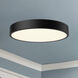 Alora Mood Adelaide LED 15 inch Matte Black Flush Mount Ceiling Light