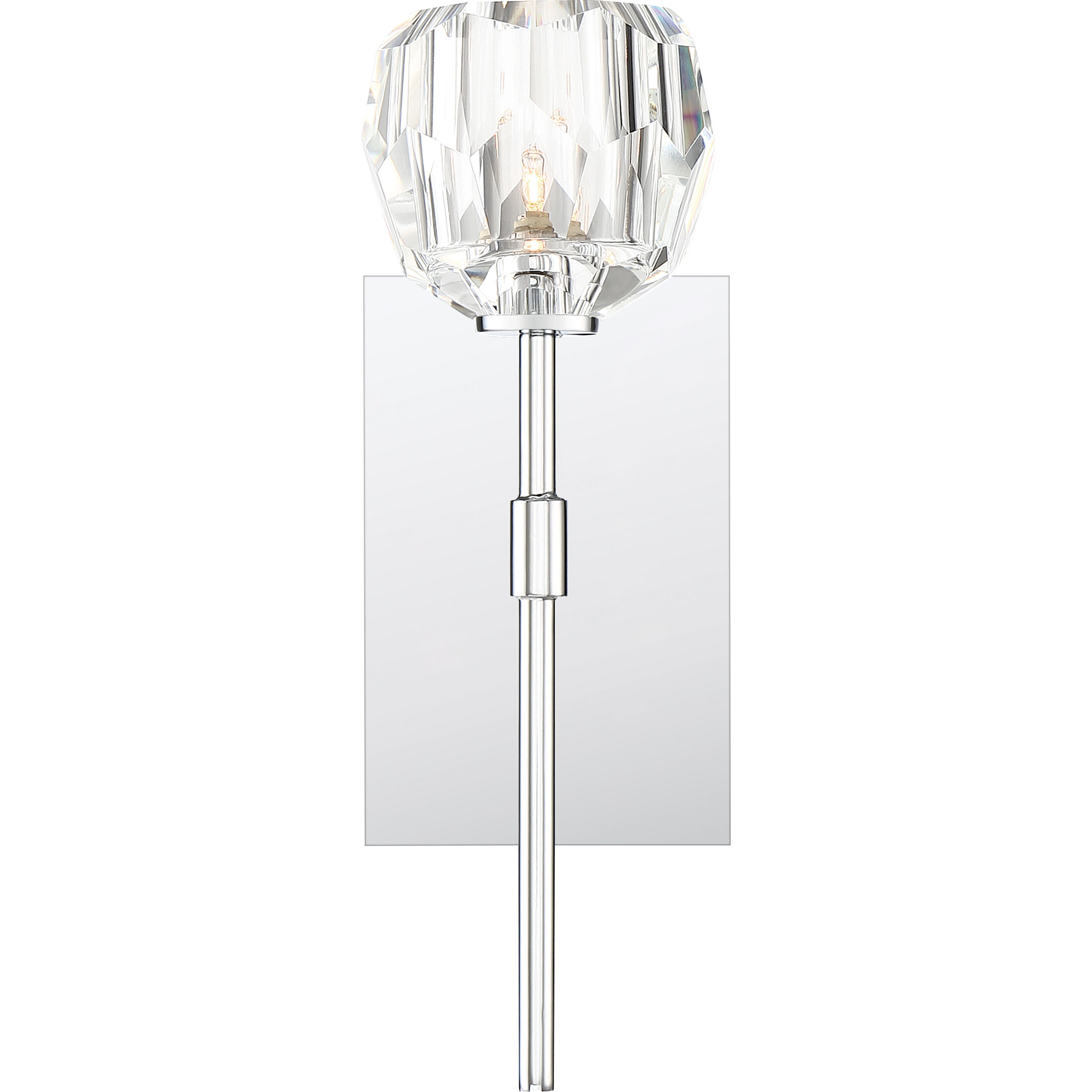 Regalia 1 Light 7 inch Polished Chrome Vanity Light Wall Light