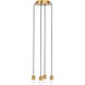 Sean Lavin Lassell 4 Light 10.4 inch Natural Brass Chandelier Ceiling Light