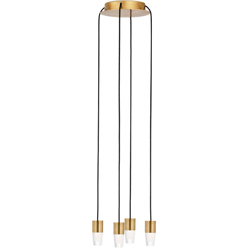 Sean Lavin Lassell 4 Light 10.4 inch Natural Brass Chandelier Ceiling Light