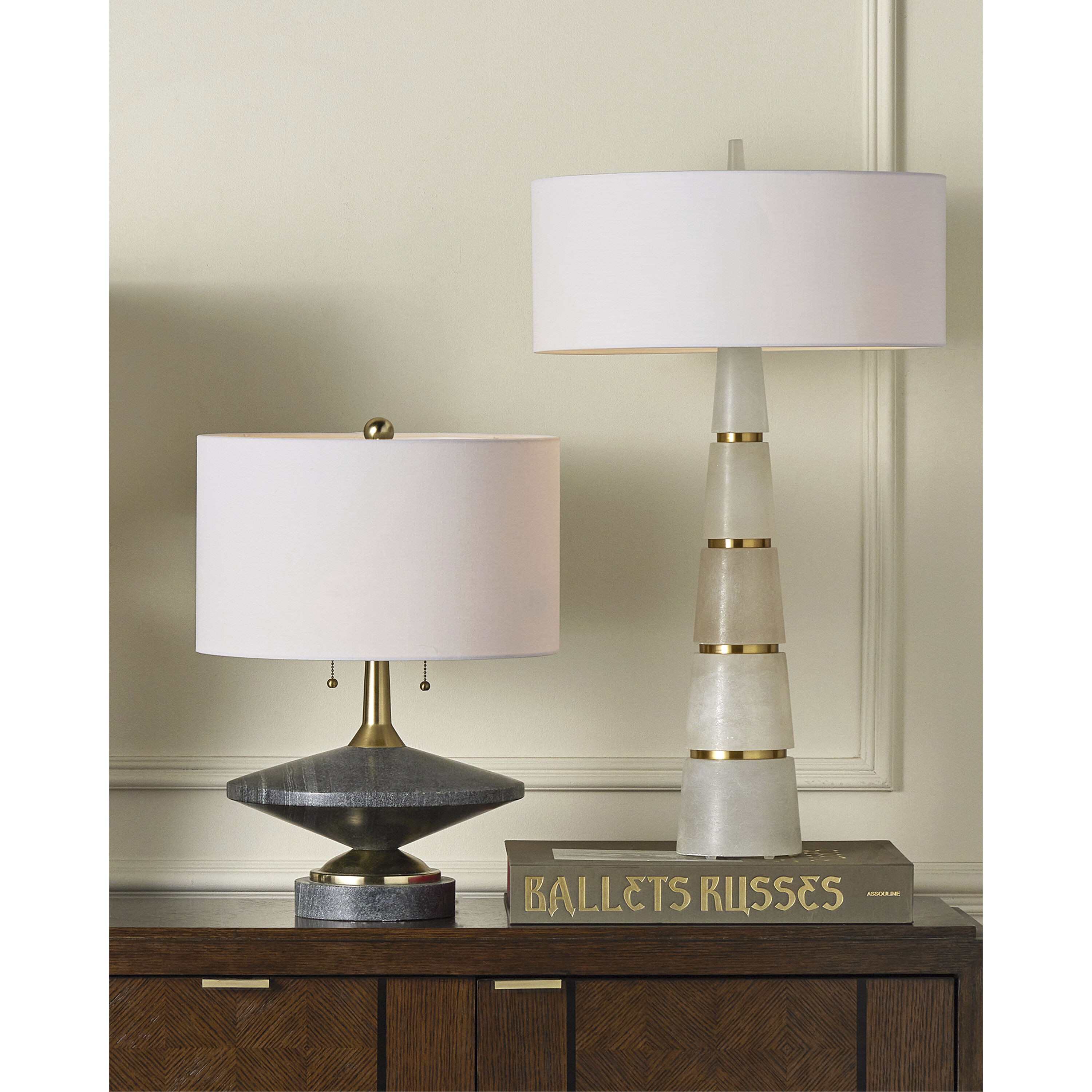 Jebel 23.25 inch 100 watt Natural/Brushed Brass Table Lamp Portable Light