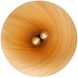 Conique Pendant Ceiling Light in Light Walnut