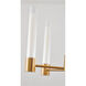 Canada 6 Light 26 inch Brass Chandelier Ceiling Light