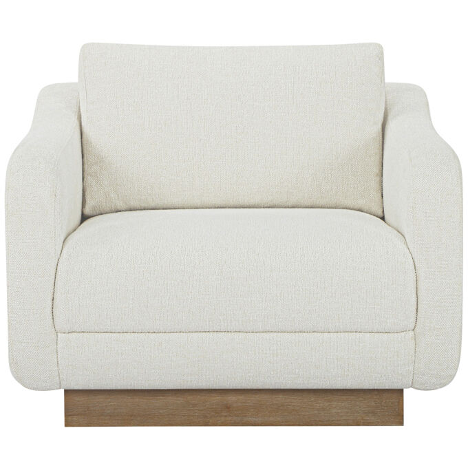 Keane White Lounge Chair