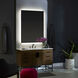Galaxy 36 X 36 inch LED Lighted Mirror, Vanita by Oxygen