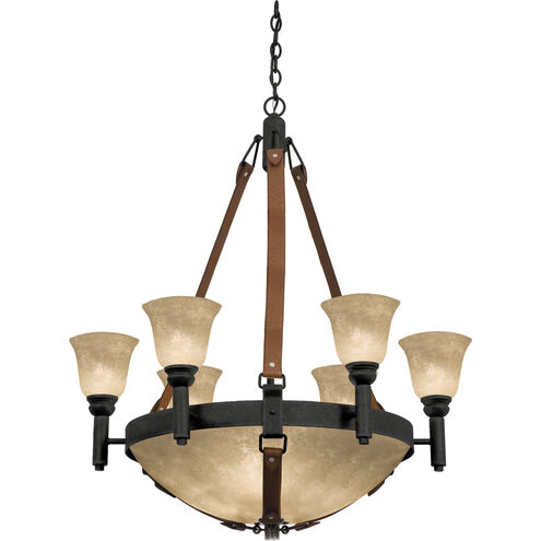 Rodeo Drive 9 Light 30 inch Black Chandelier Ceiling Light