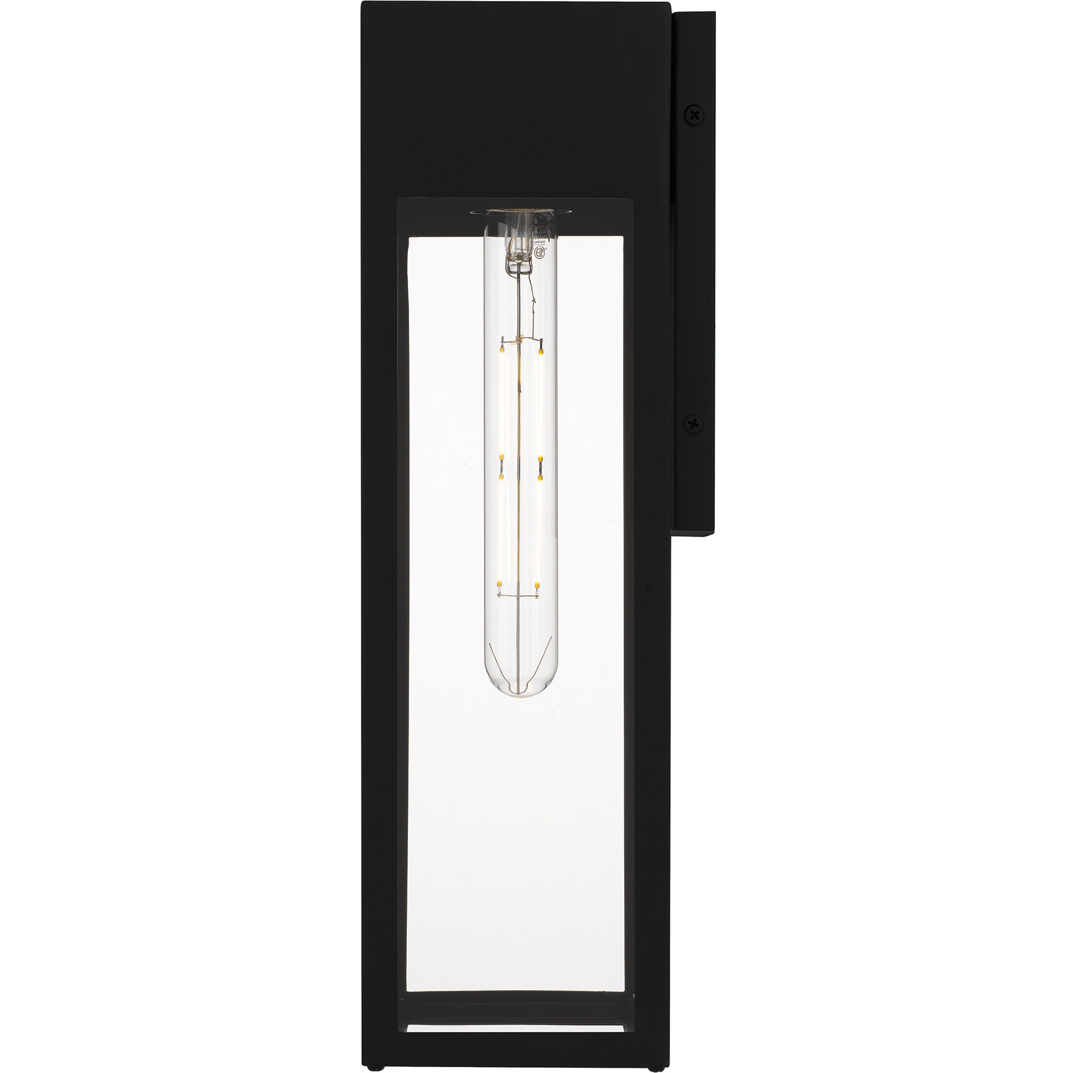 Boswell 1 Light 16 inch Matte Black Outdoor Wall Lantern, Medium