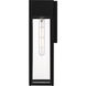 Boswell 1 Light 16 inch Matte Black Outdoor Wall Lantern, Medium