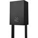 Luxe Matte Black Tabletop Touchless Hand Sanitizer Dispenser