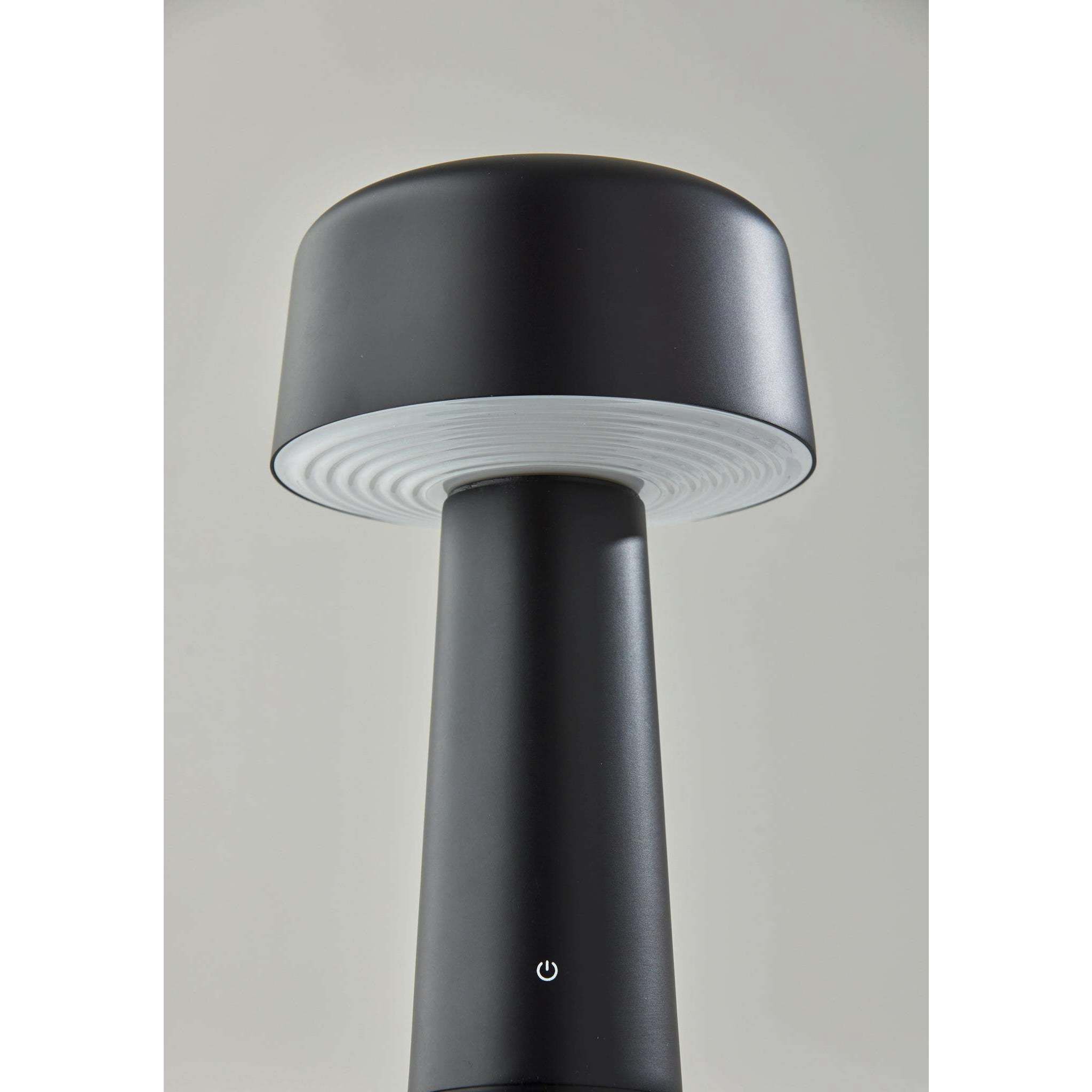 Lenny 10 inch 1.50 watt Black LED Cordless Table Lamp Portable Light