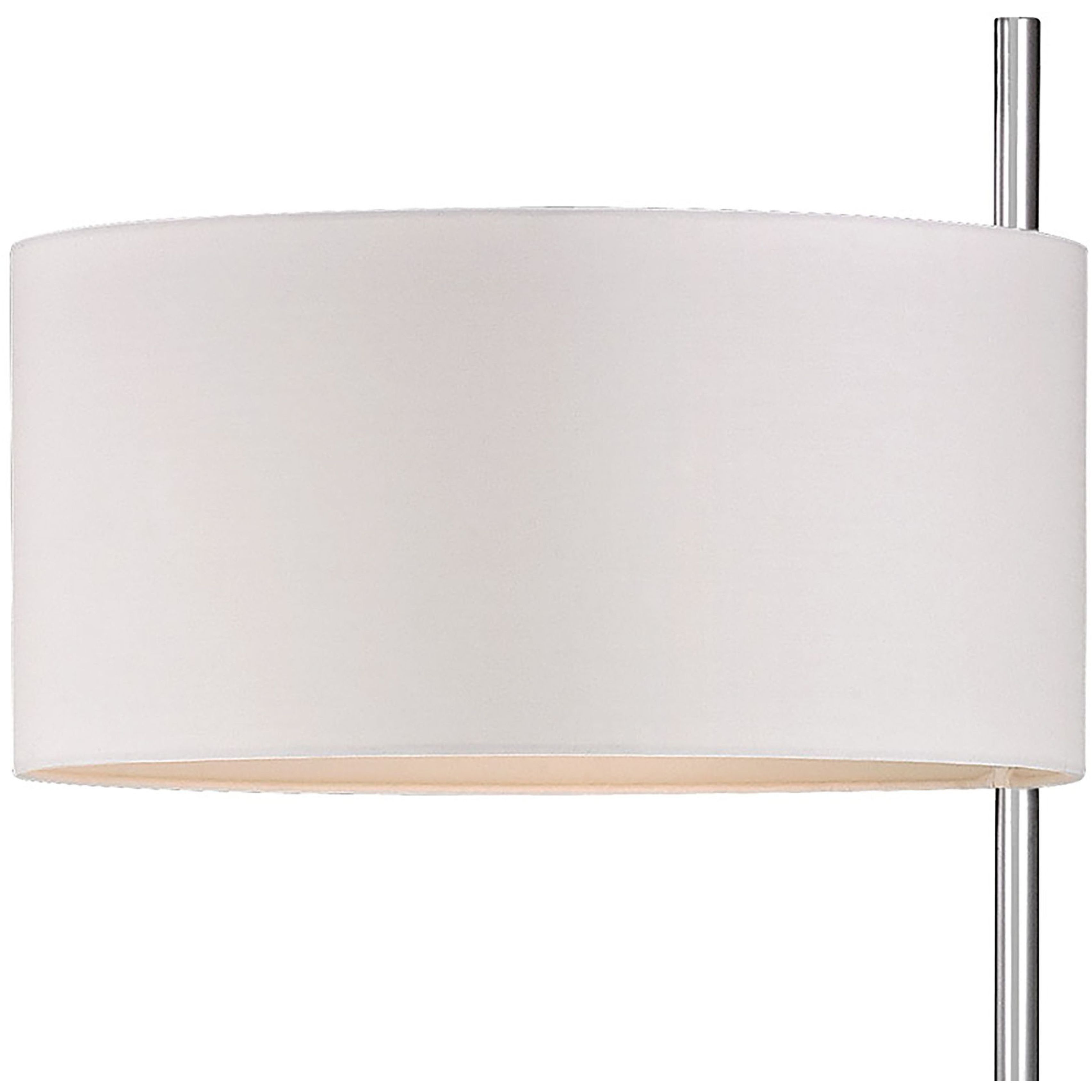 Attwood 64 inch 100 watt Polished Nickel Floor Lamp Portable Light