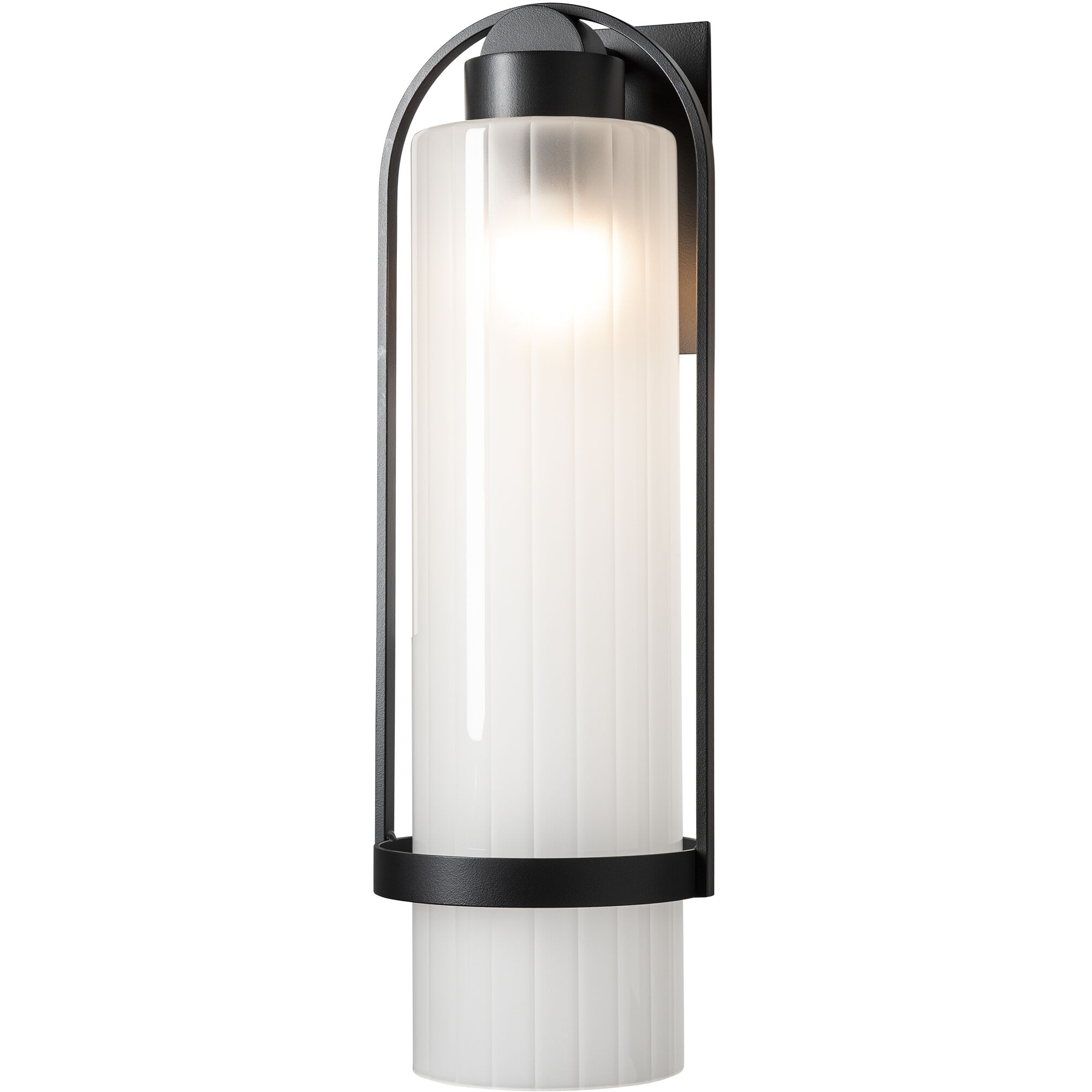 Alcove 1 Light 23.2 inch Coastal Black Outdoor Sconce in Frosted, Large