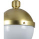 Otis 1 Light 10.25 inch Natural Brass Pendant Ceiling Light, Medium