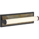 Yep Stratum 1 Light 17.5 inch Matte Black with Moon Rock Slate Vanity Light Wall Light