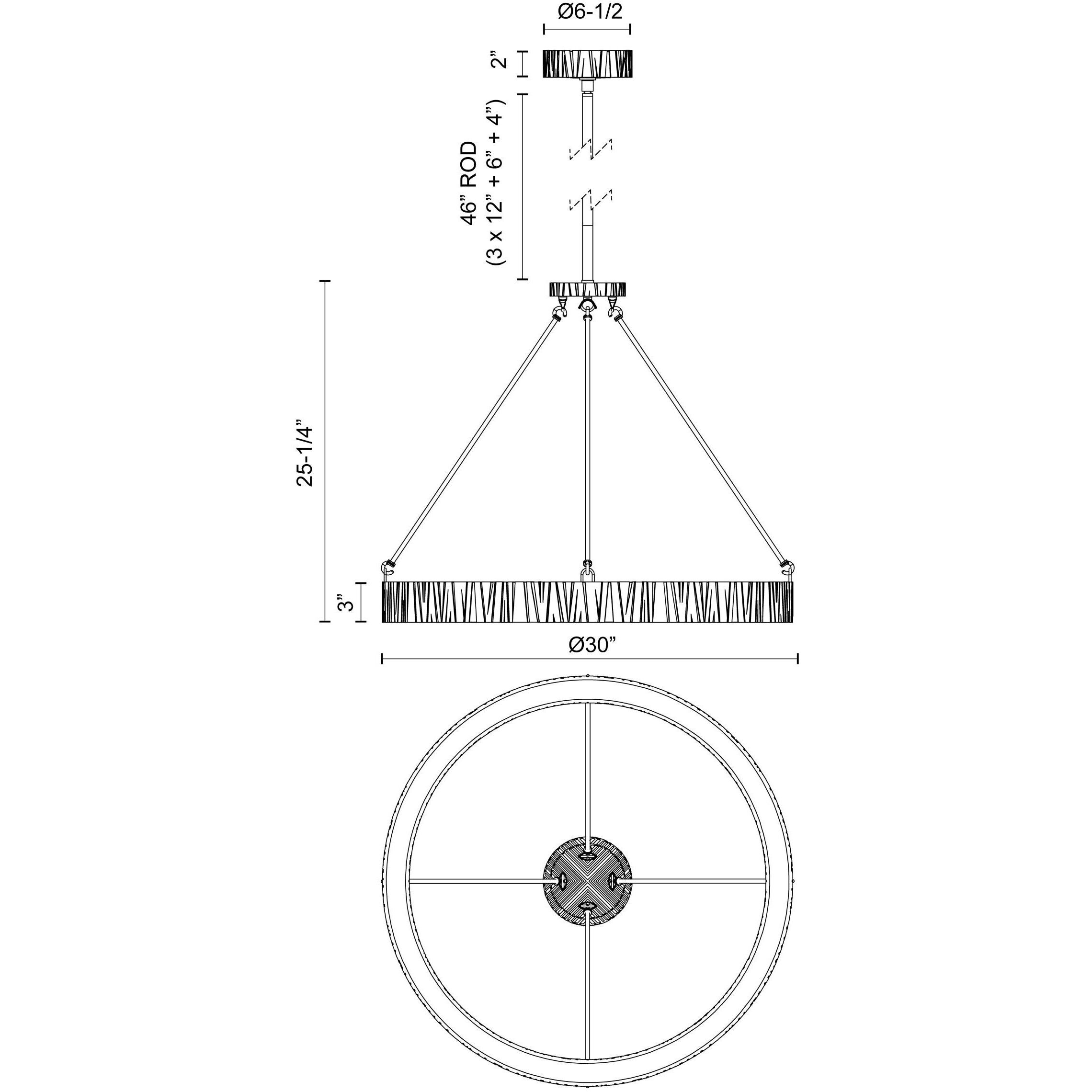 Kensington Pendant Ceiling Light in Urban Bronze