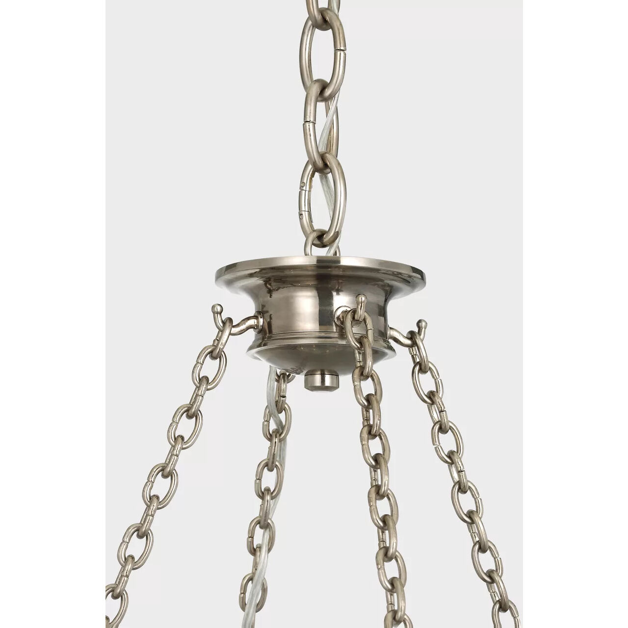 Marie Flanigan Quinn LED 34.75 inch Pewter Chandelier Ceiling Light