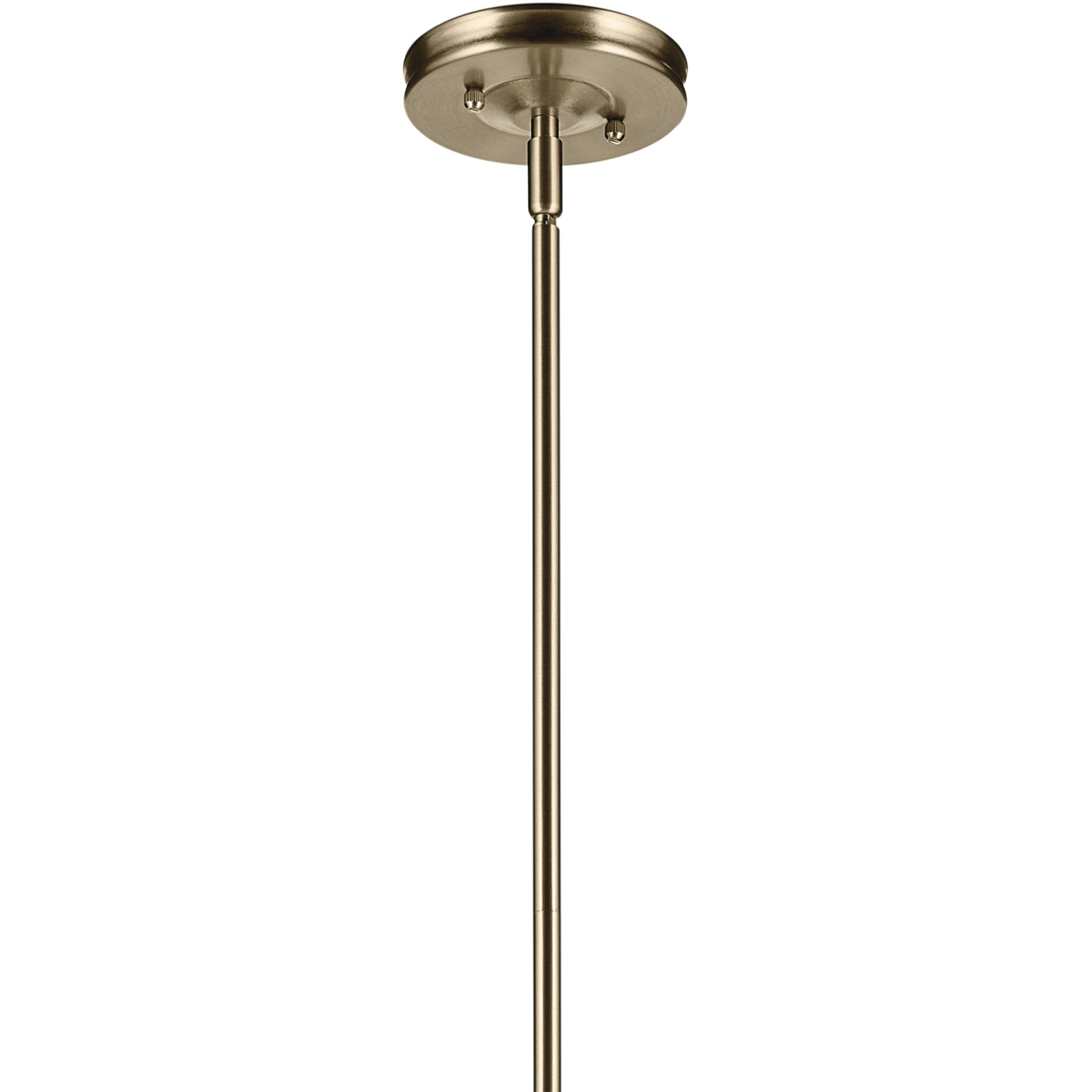 Laria 1 Light Champagne Bronze Pendant Ceiling Light in Opal