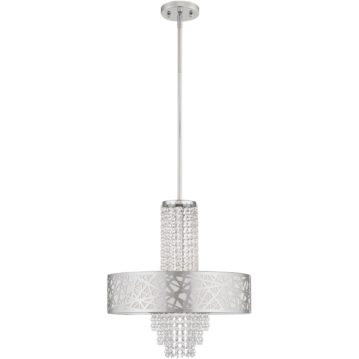 Allendale 4 Light 18 inch Polished Chrome Pendant Chandelier Ceiling Light