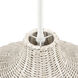 Elise 4 Light 24.25 inch Textured White Pendant Ceiling Light