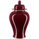 Oxblood 18.5 X 10.25 inch Temple Jar, Medium