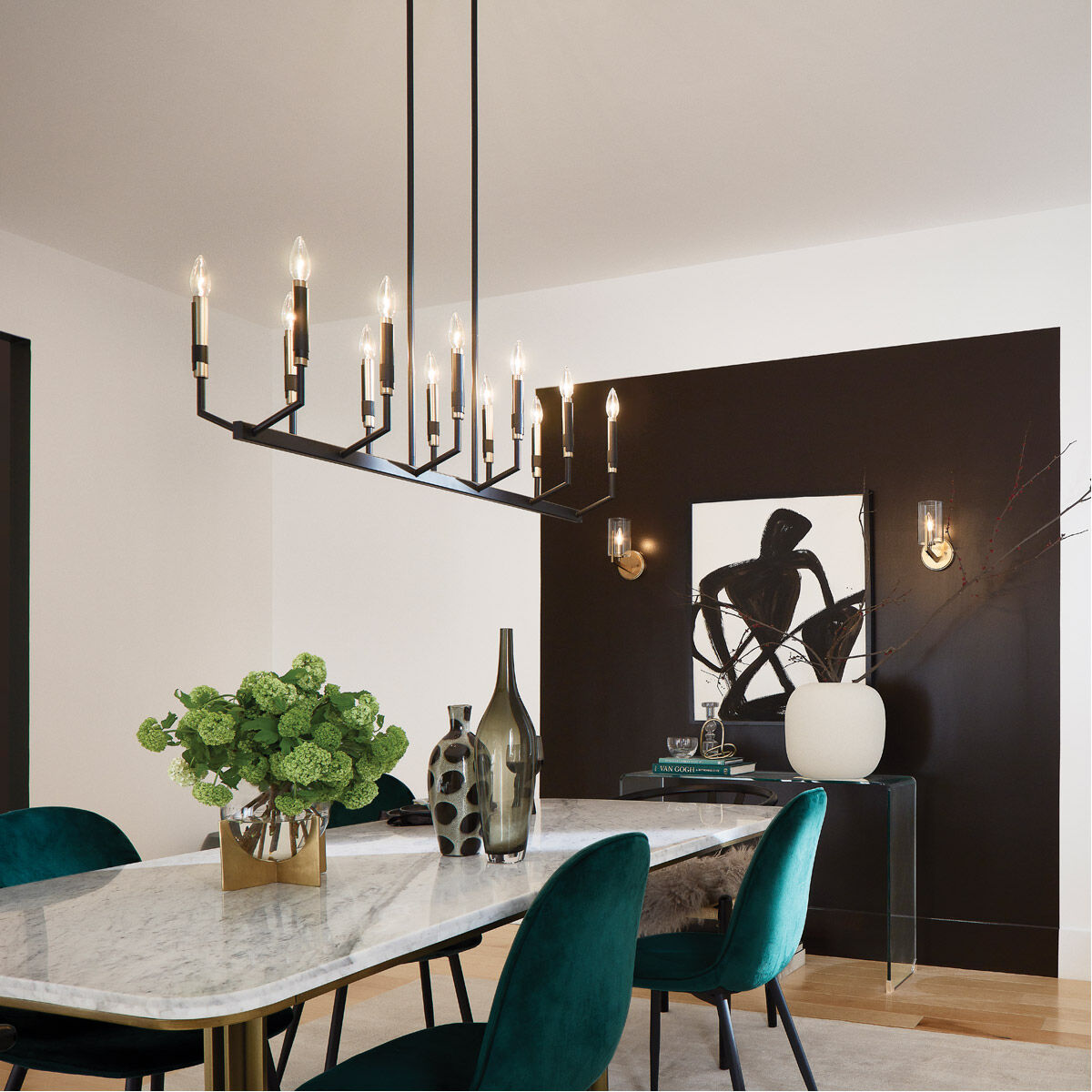 Linear candelabra chandelier 2025