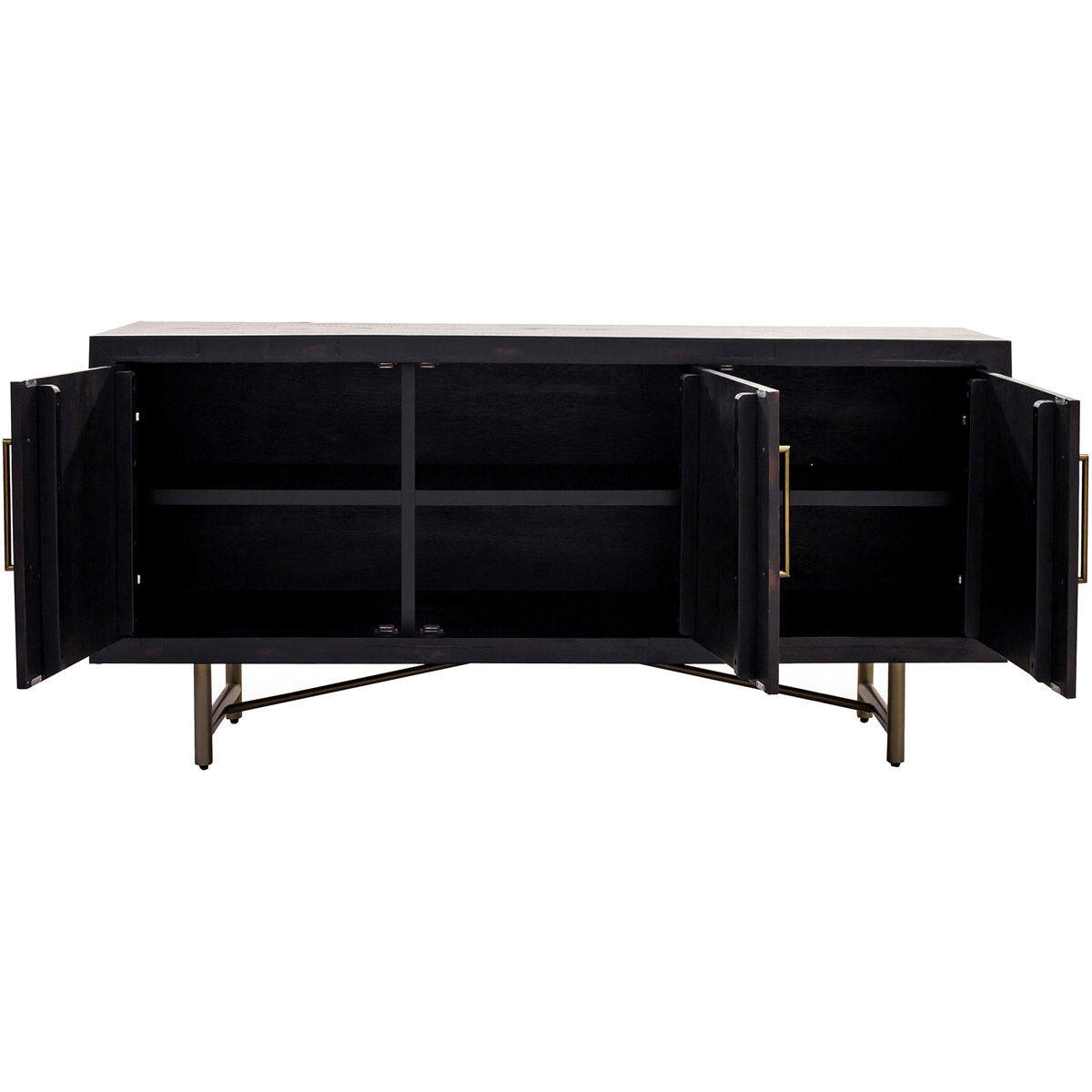 Sicily 68 X 20 inch Black Buffet