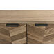 Herringbone 76.5 X 20 inch Matte Black Sideboard