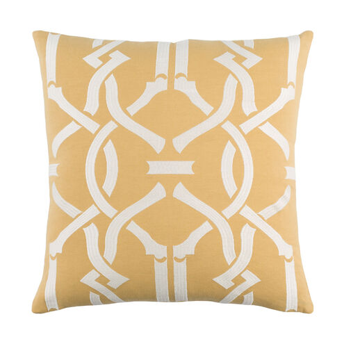 Kingdom 18 X 18 inch Mustard Pillow Kit, Square